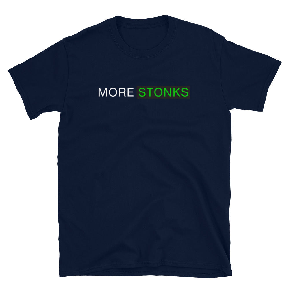 More Stonks Short-Sleeve Unisex T-Shirt